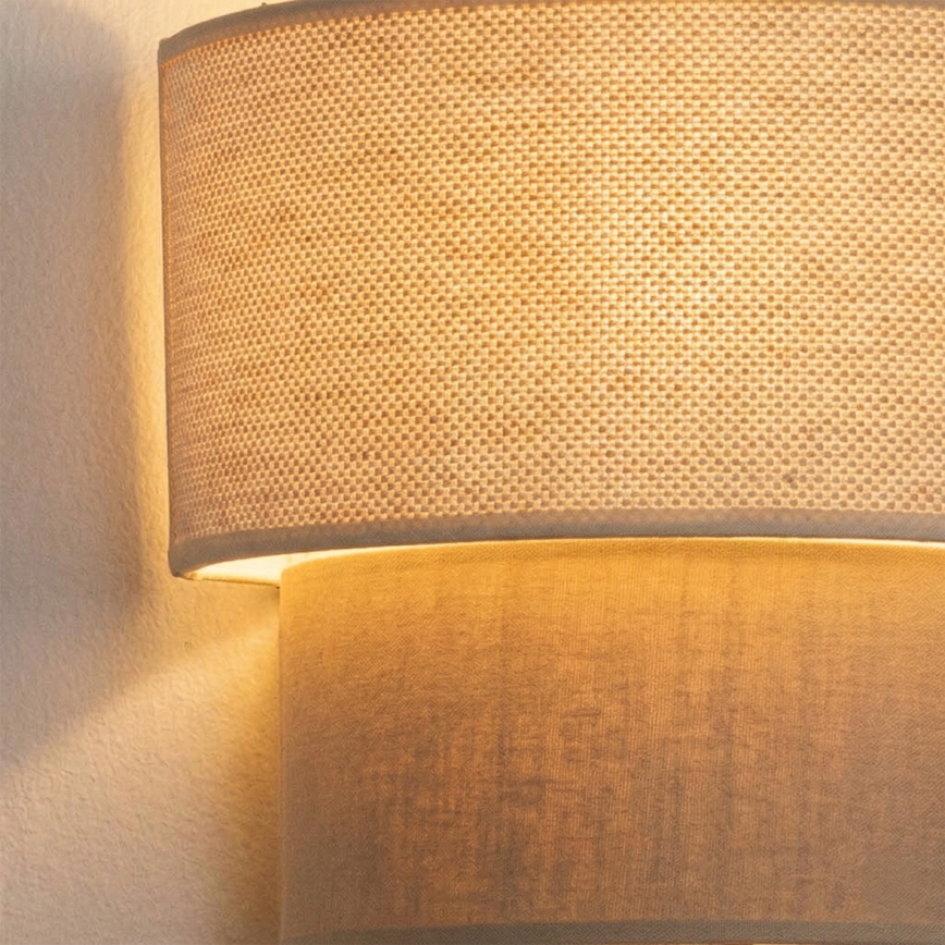 Brilagi - BOHO ECO LED Wall Light 1xE27/10W/230V cream
