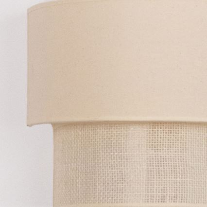 Brilagi - BOHO ECO LED Wall Light 1xE27/10W/230V cream