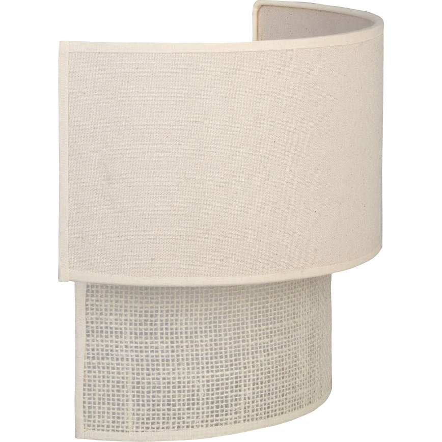 Brilagi - BOHO ECO LED Wall Sconce 1xE27/10W/230V Cream