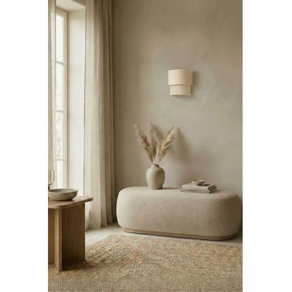 Brilagi - BOHO ECO LED Wall Sconce 1xE27/10W/230V Cream