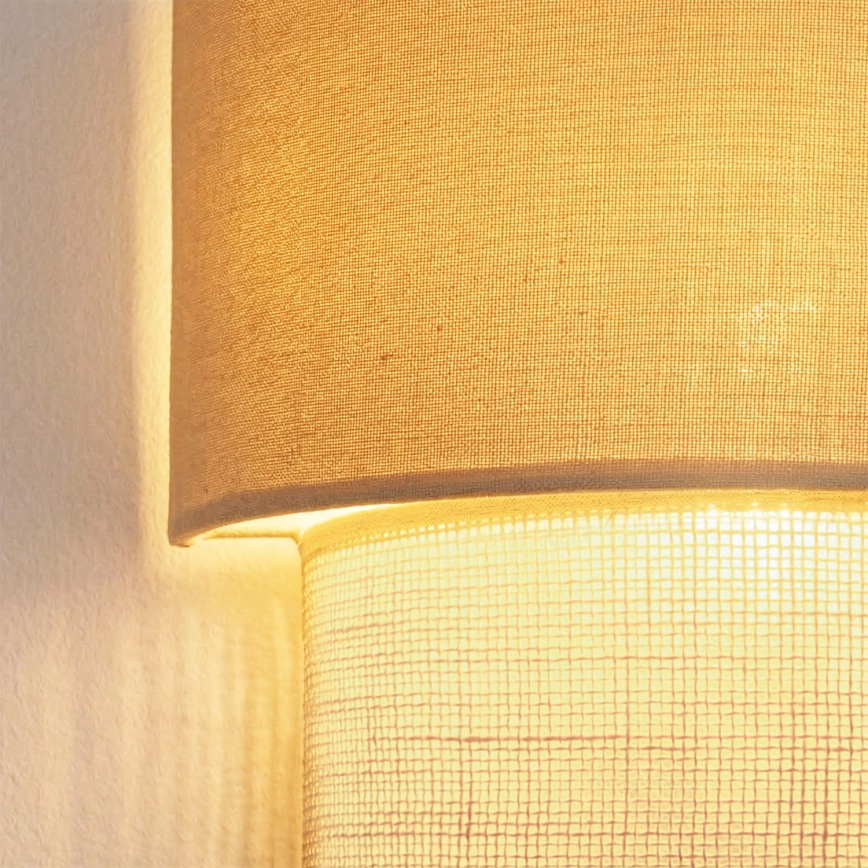Brilagi - BOHO ECO LED Wall Sconce 1xE27/10W/230V Cream