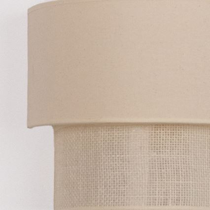 Brilagi - BOHO ECO LED Wall Sconce 1xE27/10W/230V Cream