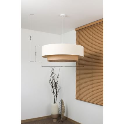 Brilagi - BOHO STYLE LED Cable Pendant 3x E27/15W/230V Ø 80 cm