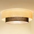 Brilagi - BOHO STYLE LED Ceiling Light 3xE27/15W/230V Ø 80 cm cream/brown