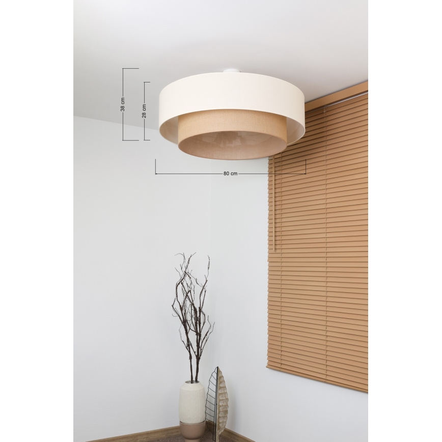 Brilagi - BOHO STYLE LED Semi-Flush Chandelier 3xE27/15W/230V Ø 80 cm