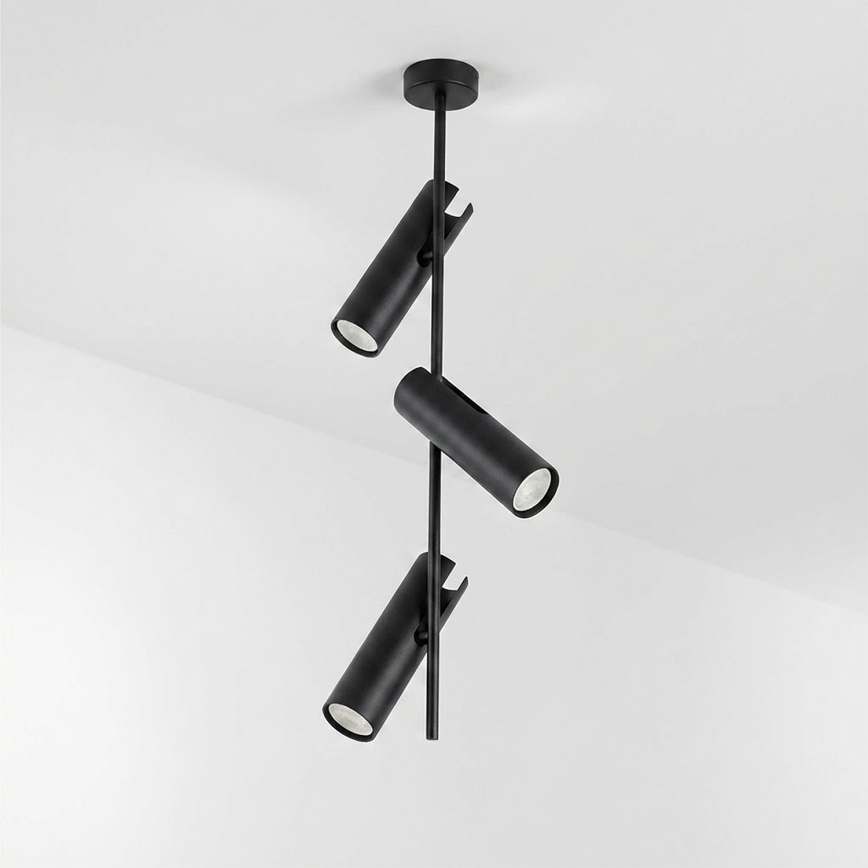 Brilagi - BRANCH 3xGU10/30W/230V Black Stem Pendant