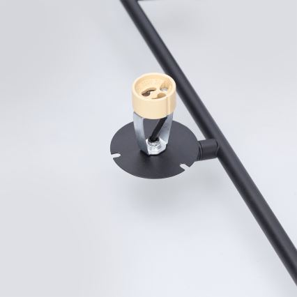 Brilagi - BRANCH 3xGU10/30W/230V Black Stem Pendant