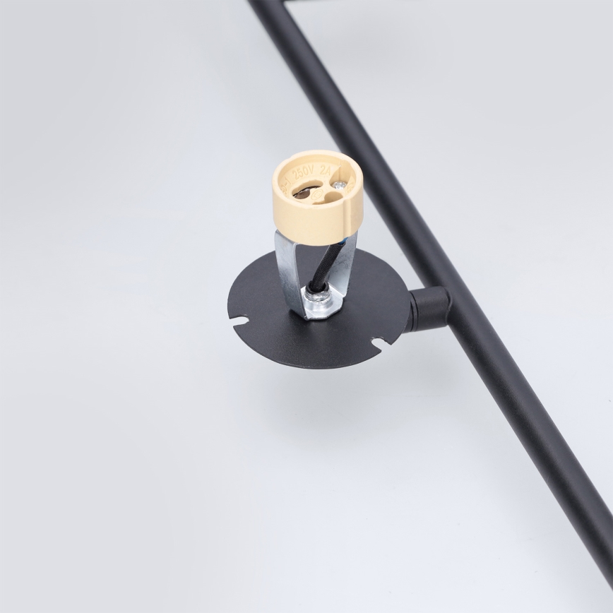 Brilagi - BRANCH 3xGU10/30W/230V Black Stem Pendant