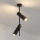 Brilagi - BRANCH rod chandelier 2x GU10/30W/230V Black