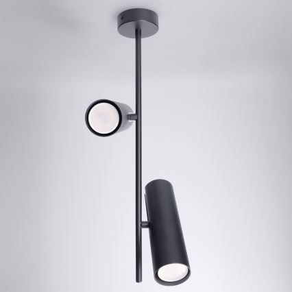 Brilagi - BRANCH rod chandelier 2x GU10/30W/230V Black