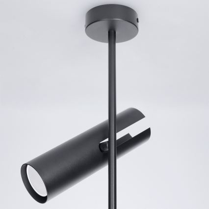 Brilagi - BRANCH rod chandelier 2x GU10/30W/230V Black
