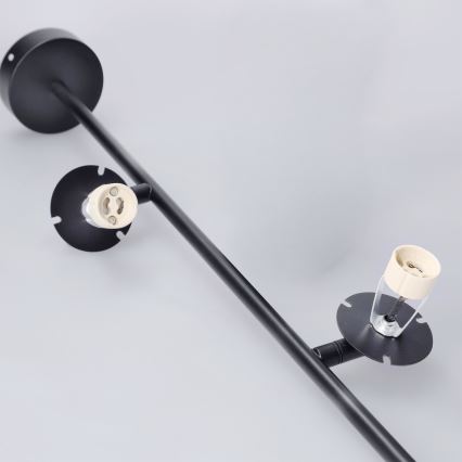 Brilagi - BRANCH rod chandelier 2x GU10/30W/230V Black