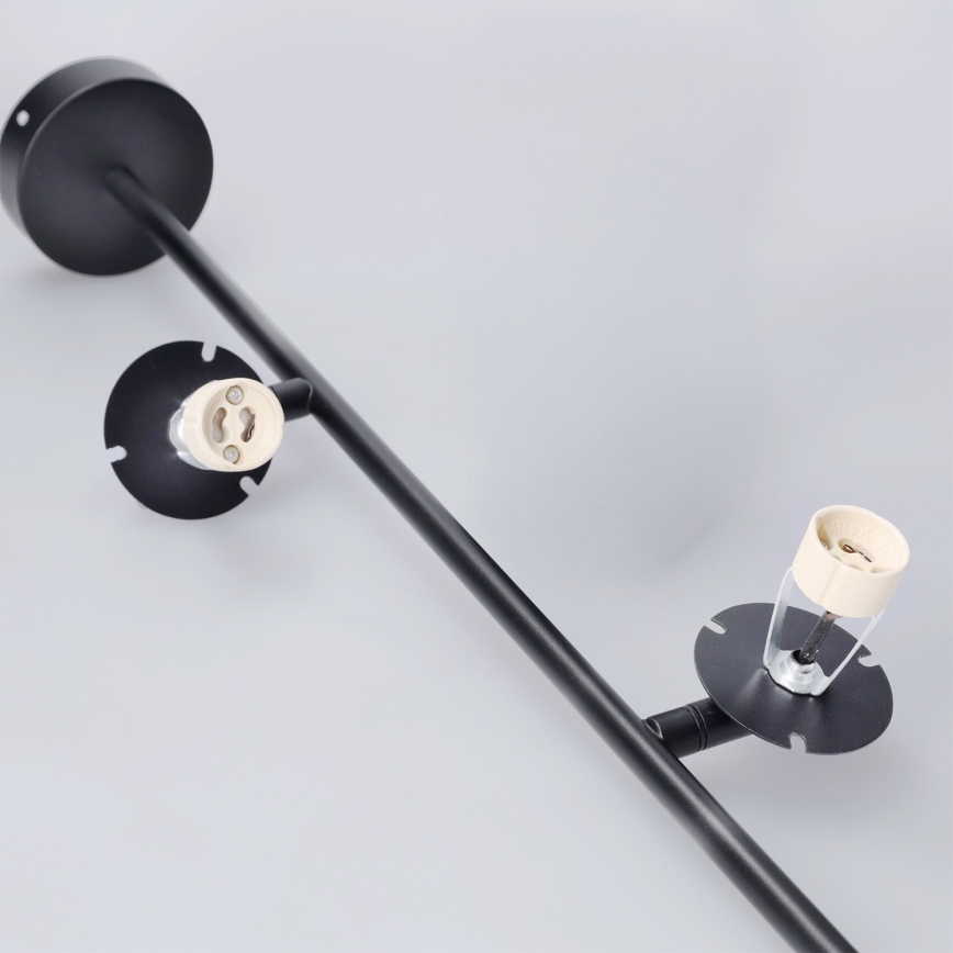 Brilagi - BRANCH rod chandelier 2x GU10/30W/230V Black