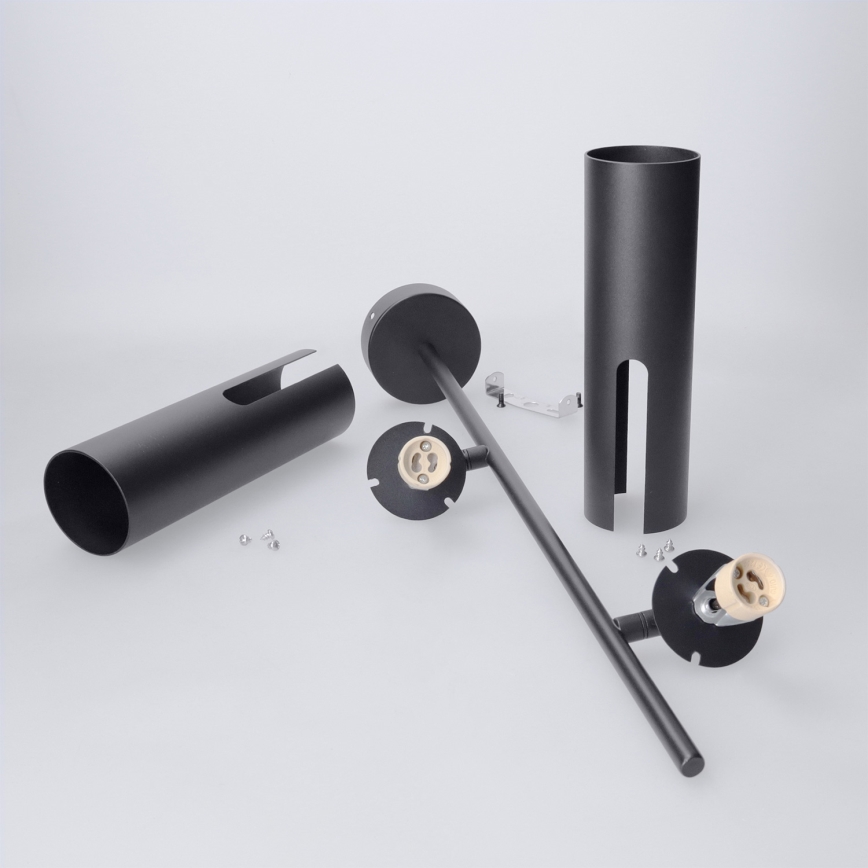 Brilagi - BRANCH rod chandelier 2x GU10/30W/230V Black