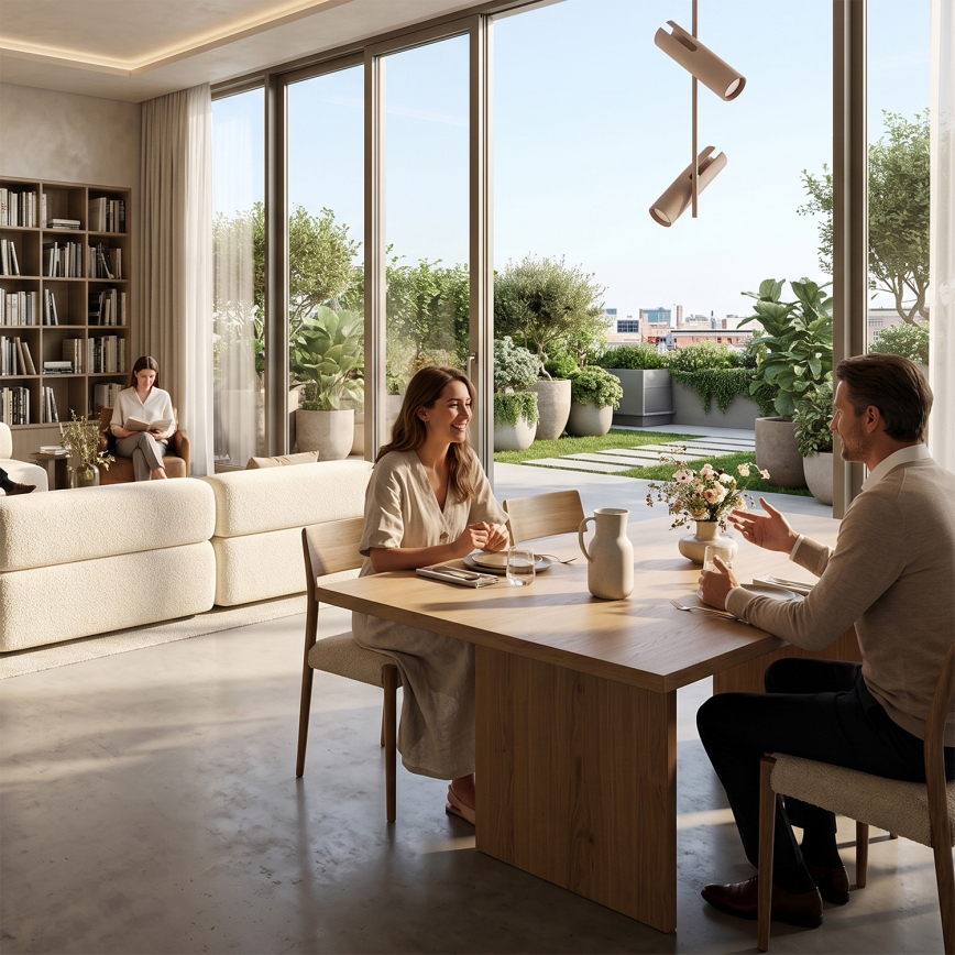 Brilagi - BRANCH Rod Pendant 2xGU10/30W/230V beige