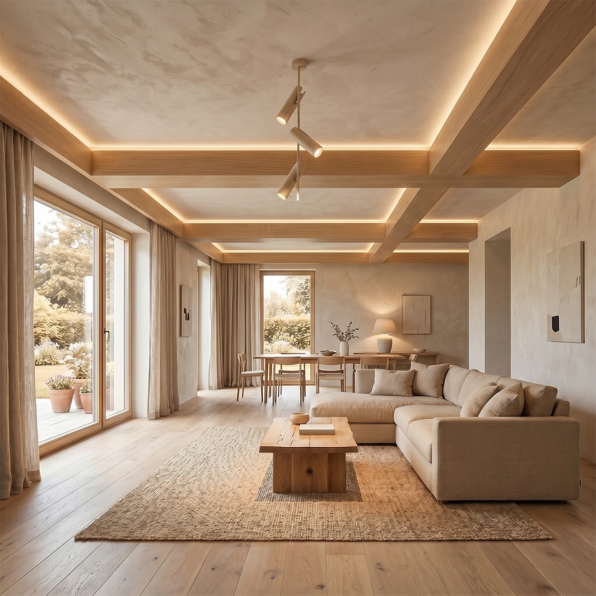 Brilagi - BRANCH Rod Pendant 3xGU10/30W/230V Beige