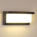 Brilagi - BRICKY LED RGBW Dimmable Outdoor Wall Light 1xE27/15W/230V 2700-6500K Anthracite IP54