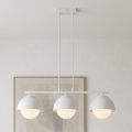 BRILAGI - Cable-hung chandelier COSMO 3xE27/60W/230V white/gold