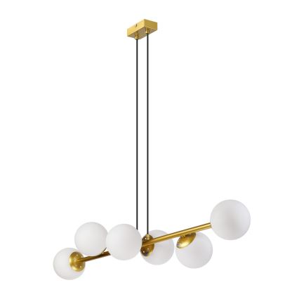 Brilagi - Cable-hung chandelier MALONY 6xE14/20W/230V gold