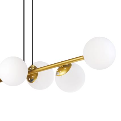 Brilagi - Cable-hung chandelier MALONY 6xE14/20W/230V gold