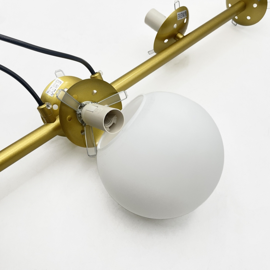 Brilagi - Cable-hung chandelier MALONY 6xE14/20W/230V gold