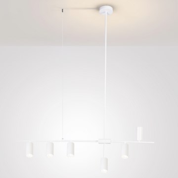 Brilagi - Cable-hung pendant CRANE 6xGU10/30W/230V white