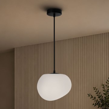 BRILAGI - Cable-hung pendant lamp PEBBLES 1xE27/40W/230V Ø 20 cm black