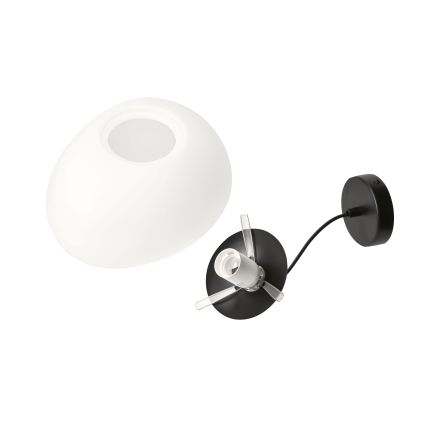 BRILAGI - Cable-hung pendant lamp PEBBLES 1xE27/40W/230V Ø 20 cm black