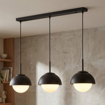 BRILAGI - Cable-hung pendant light COSMO 3xE27/60W/230V black