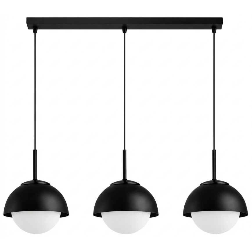 BRILAGI - Cable-hung pendant light COSMO 3xE27/60W/230V black