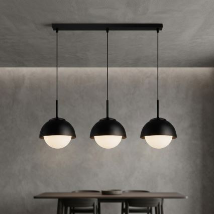 BRILAGI - Cable-hung pendant light COSMO 3xE27/60W/230V black