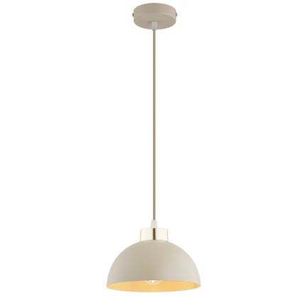 Brilagi - Cable-hung pendant light MOON 1xE27/60W/230V Ø 18 cm beige/gold