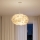 Brilagi - Cable-hung pendant light SOLEAIR 2xE27/40W/230V diam. 60 cm white