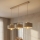 Brilagi - Cable-hung pendant light SPRING 3xE27/60W/230V beige/gold