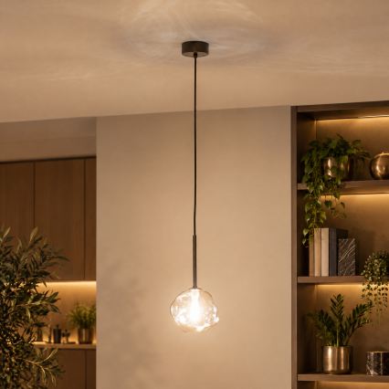 BRILAGI - Cable-hung pendant light VULCANO 1xG9/8W/230V Ø 15 cm bronze/smoky beige