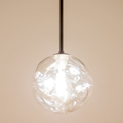 BRILAGI - Cable-hung pendant light VULCANO 1xG9/8W/230V Ø 15 cm bronze/smoky beige
