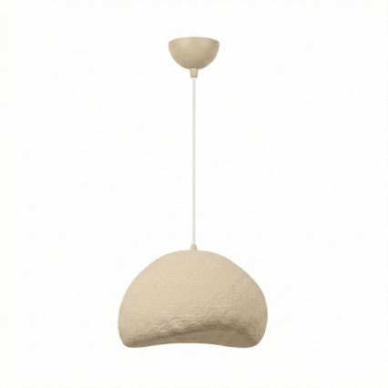 Brilagi - Cable-hung pendant light WABI SABI 1xE27/40W/230V Ø 50 cm beige
