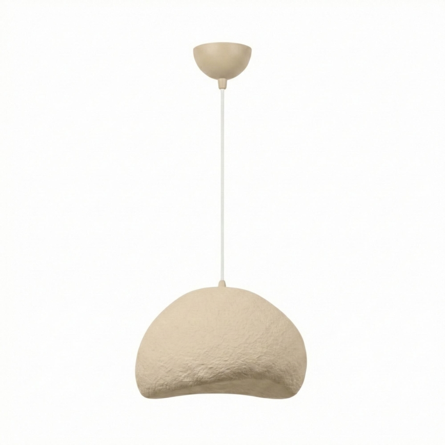Brilagi - Cable-hung pendant light WABI SABI 1xE27/40W/230V Ø 50 cm beige