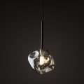 Brilagi - Cable-hung pendant VULCANO 1xG9/8W/230V bronze/smoked beige