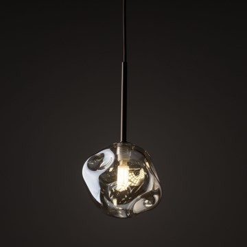 Brilagi - Cable-hung pendant VULCANO 1xG9/8W/230V bronze/smoked beige