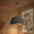 BRILAGI - Cable-hung pendant WABI SABI 1xE27/60W/230V Ø 40 cm grey