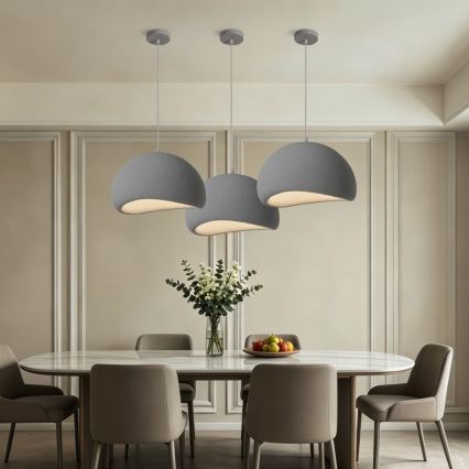 BRILAGI - Cable-hung pendant WABI SABI 1xE27/60W/230V Ø 40 cm grey