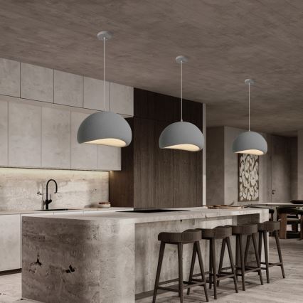 BRILAGI - Cable-hung pendant WABI SABI 1xE27/60W/230V Ø 40 cm grey