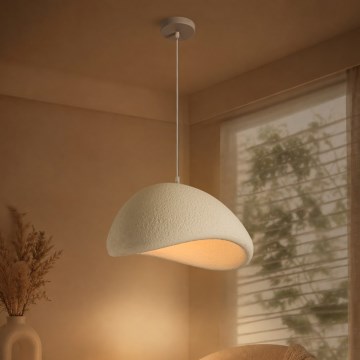 BRILAGI - Cable-hung pendant WABI SABI 1xE27/60W/230V Ø 40 cm white