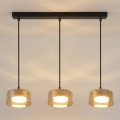 Brilagi - Cable pendant AURA LUX 3xGX53/30W/230V black/gold