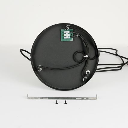 Brilagi - Cable Pendant BASKLITE 3xE27/15W/230V rubberwood/black