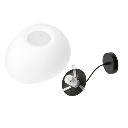 BRILAGI - Cable pendant lamp PEBBLES 1xE27/40W/230V Ø 25 cm black