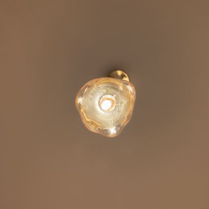 BRILAGI - Cable Pendant Lamp VULCANO 1xG9/8W/230V dia. 15 cm gold/smoky beige