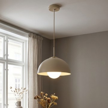 Brilagi - Cable pendant light 1xE27/60W/230V Ø 30 cm beige/gold