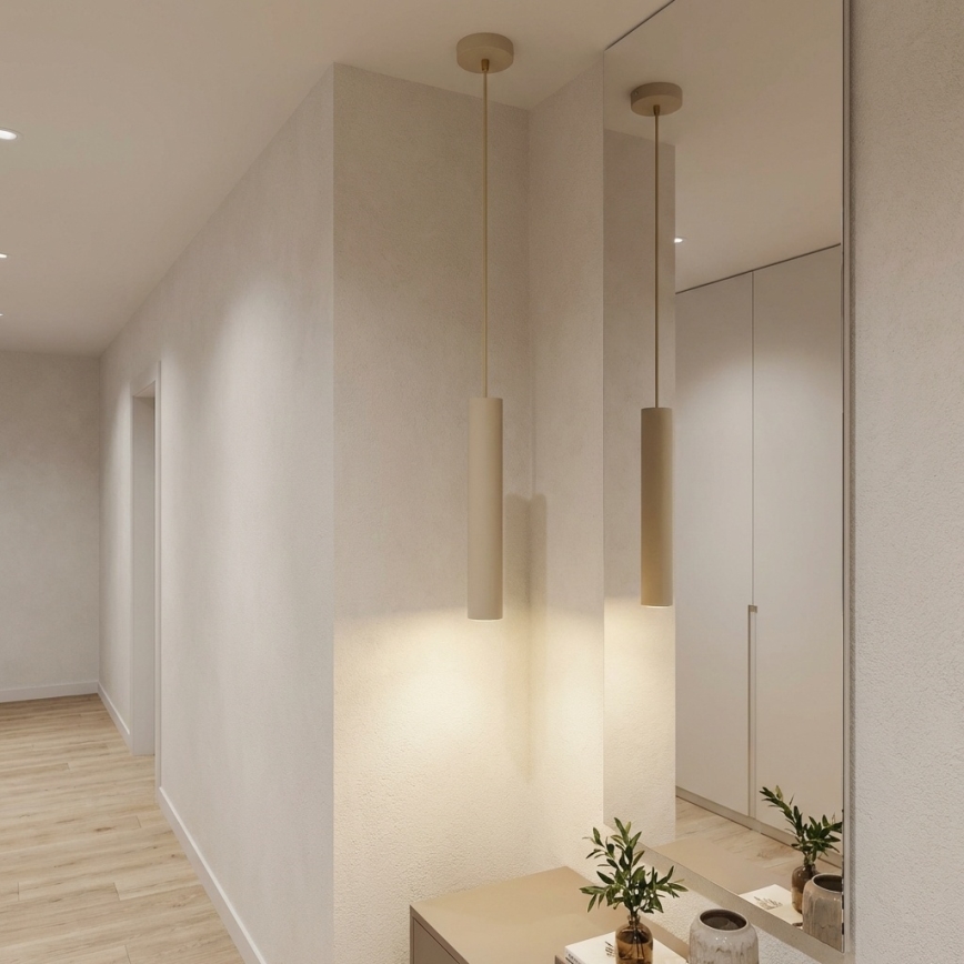 Brilagi - Cable Pendant Light 1xGU10/15W/230V Beige/Gold